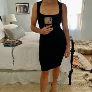 Vintage Dolce & Gabbana body con midi dress LBD